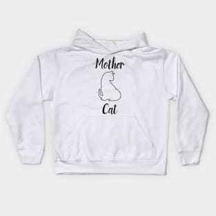 Cat mom Kids Hoodie